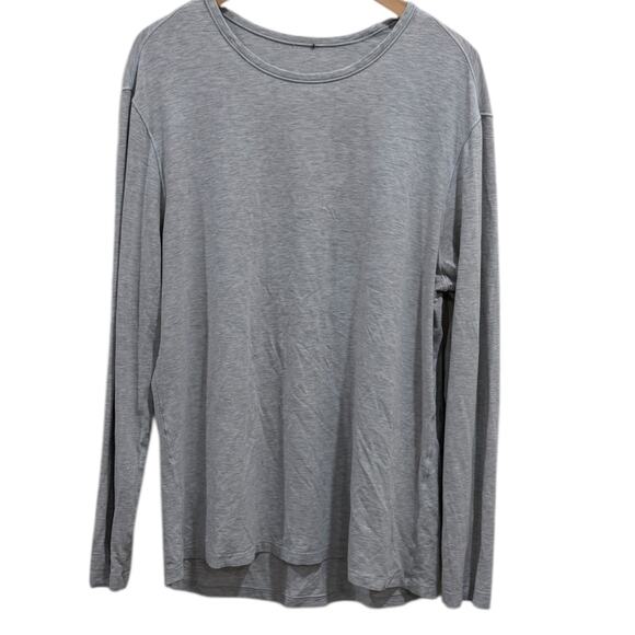 Lululemon 5 Year Basic Long Sleeve Heathered Core Gray - Picture 3 of 6